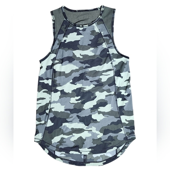 Lululemon Sculpt Tank Heritage 365 Camo Crispin Green Size 4 - Picture 2 of 9